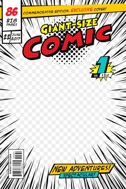 comic-buch-cover. vector illustration stil cartoon. - comic stock-grafiken, -clipart, -cartoons und -symbole