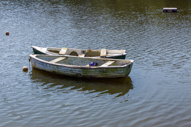 istock Two Rowing Boats on a Lake 1015016866