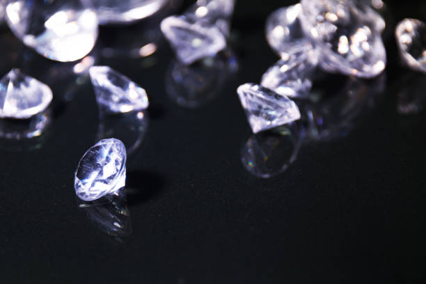 istock Luxury background with diamond. Wedding glamour style. 1015020178