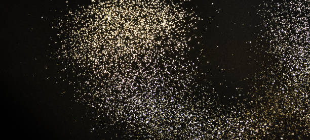 istock Golden (Christmas, New Year) Glitter Lights Defocused Background 1015022928