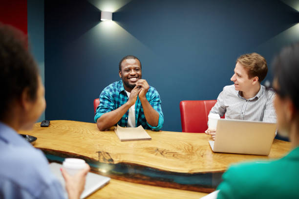 istock Teamwork at business meeting 1015029850