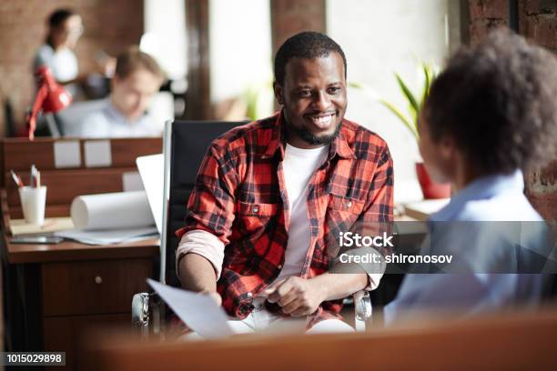 Job Interview At Office Stock Photo - Download Image Now - Interview - Event, Casual Clothing, Job Interview