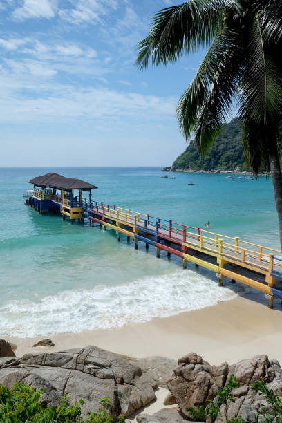 istock perhentian islands jetty and tropical beach 1015032932