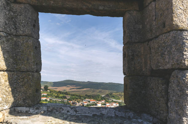 istock View from the stone window, Portugal. Window view. 1015041938
