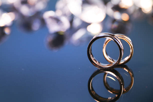 istock Luxury background with diamond. Wedding glamour style. 1015042724