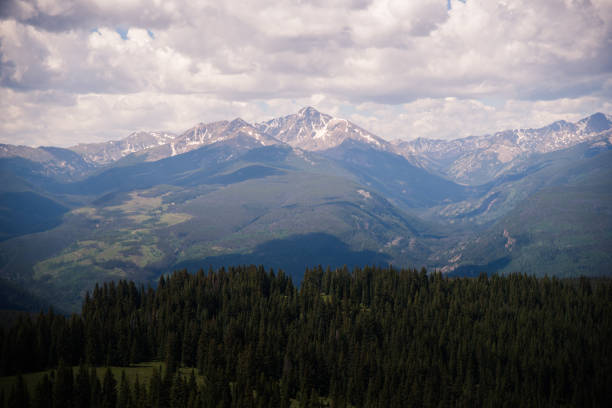 Landscape view from Vail Mountain.