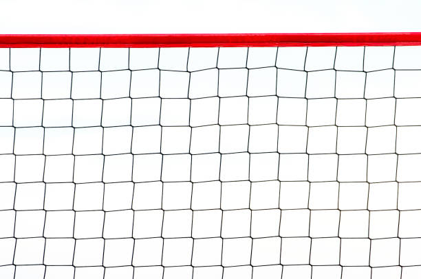 Sport net on white background. Volleyball net. Sport net on white background. Volleyball net. volleyball net stock pictures, royalty-free photos & images