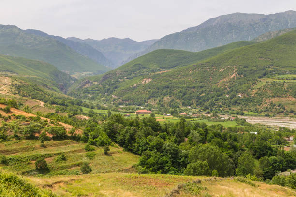 istock Scenic landscape view in Albanian mountain, Lure 1015052496
