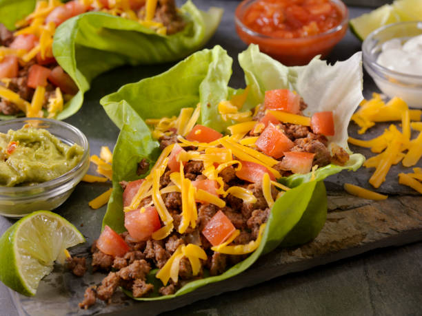 Low Carb - Lettuce Wrap Beef Taco