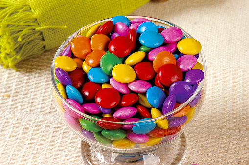 Colorful chocolate candies