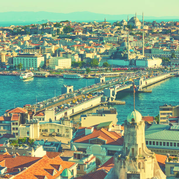 istock The Galata Bridge and Fatih in Istanbul 1015080214
