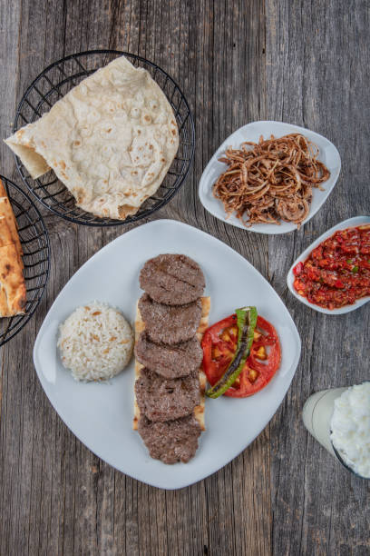 istock Traditional Turkish cuisine Sivas meatballs. (Sivas Leaf Meatballs) 1015099522