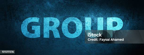 Group Photo Blue Group Special Blue Banner Background Stock Illustration - Download ...