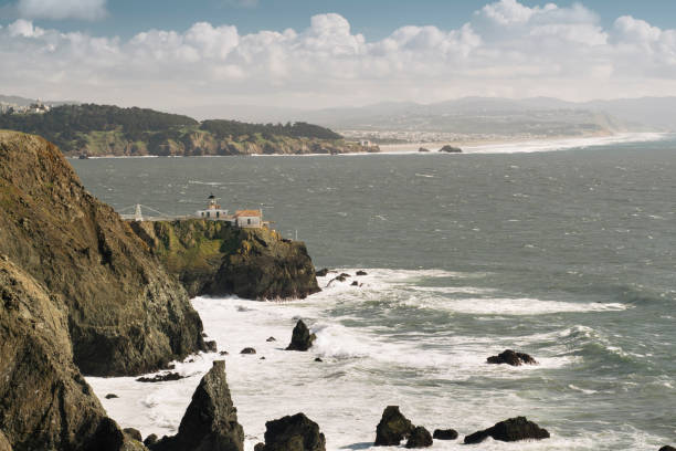 istock Point Bonita Light House and Bay 1015111930