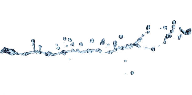 istock Pure water splash isolated on white background 1015125636