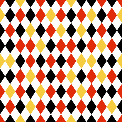Diamond pattern in colors of Germany made for Beer Fest