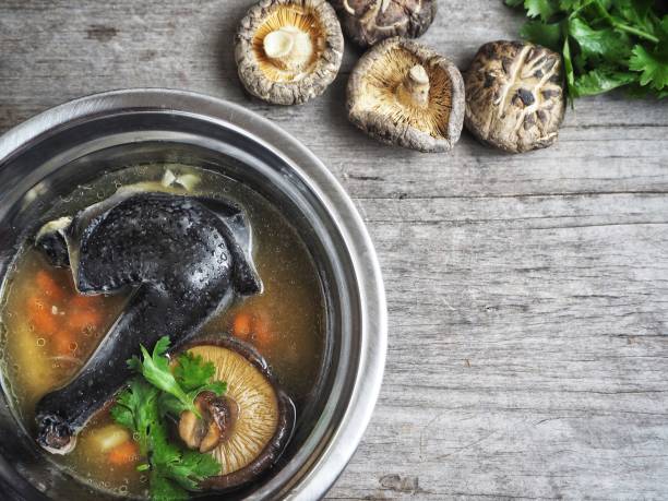 istock Black chicken soup Chinese food 1015133288