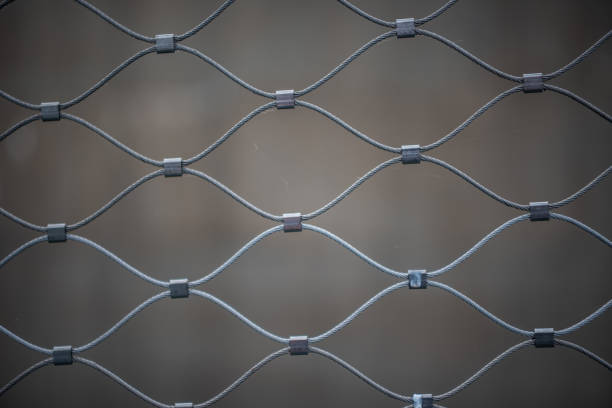 istock Close up of Clean Chain Link Fence 1015143812