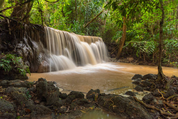 istock Huai Mae Kamin, beautiful waterfall 1015146234