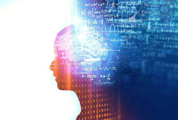 istock silhouette of virtual human on handwritten equations 3d illustration 1015150148