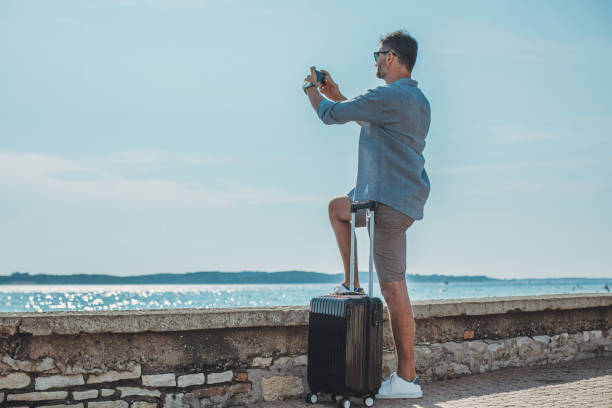 Tourist taking pictures