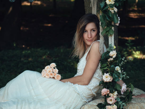 istock Beautiful bride at vintage wedding 1015217850