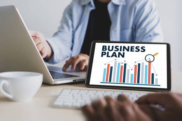 istock Business Plan Planning marketing businessman modern office Digital 1015226402