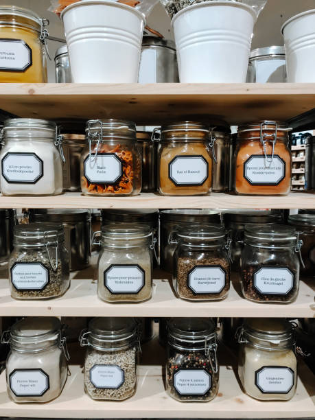 istock Cans with spices at the shelves 1015226912