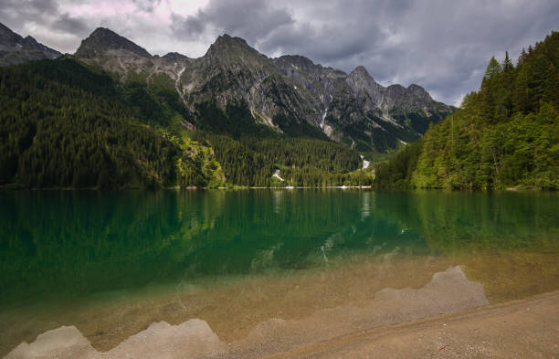 istock View of Anterselva lake on cloudy day 1015237992