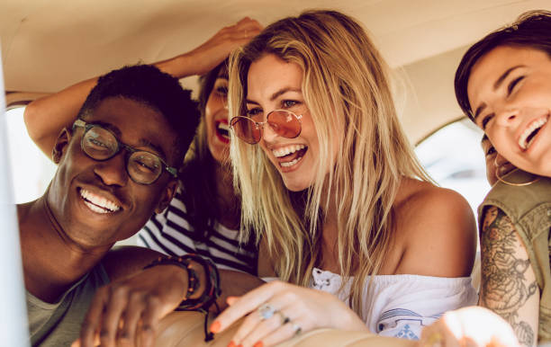 istock Friends enjoying on a road trip 1015263696