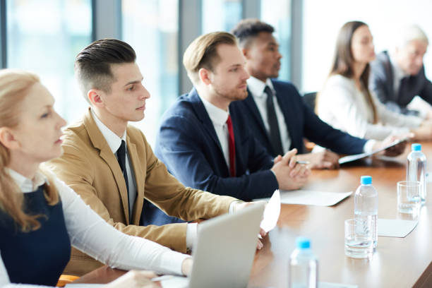 istock Business people concentrated on information 1015264330