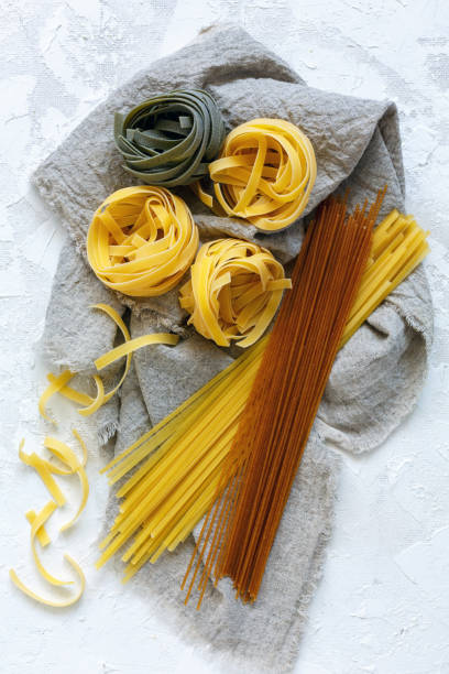 istock Different types of Italian pasta. 1015273340