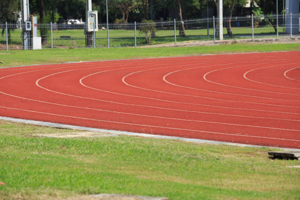 istock curve of running track 1015294784