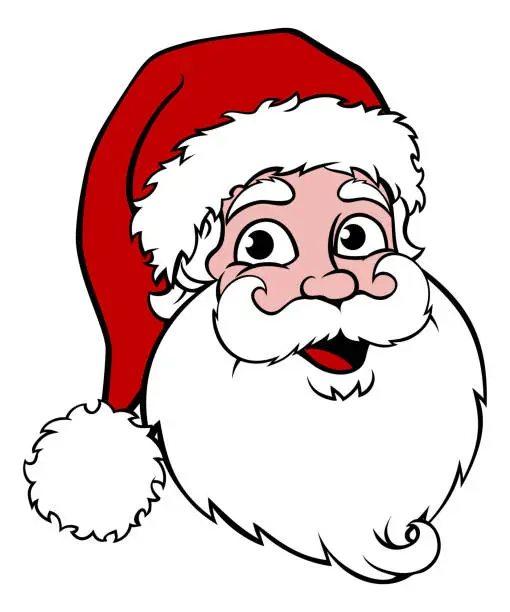 Vector illustration of Santa Claus