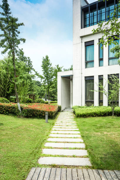 istock Beautiful country house in a modern style 1015308008