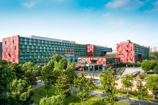 istock Modern apartment buildings 1015308942