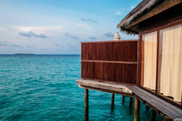istock Beautiful tropical Maldives resort and island 1015326836