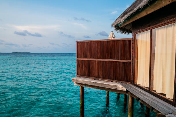 istock Beautiful tropical Maldives resort and island 1015326868
