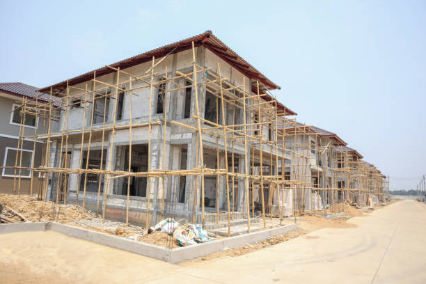 istock house under construction with autoclaved aerated concrete block structure at building site 1015332656