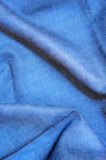 istock Texture background of rumpled jeans 1015335872