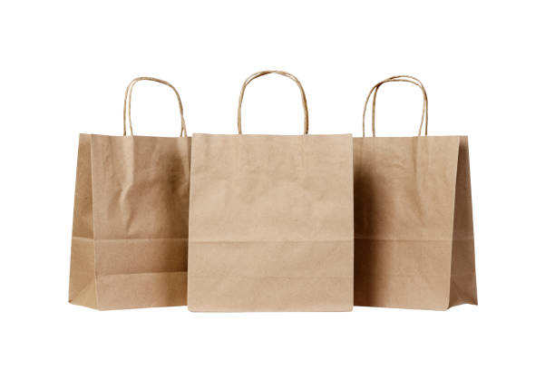 istock kraft paper ecologic bag on isolated white background 1015345346