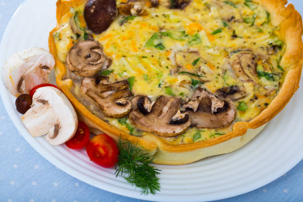 istock Quiche tart with mushrooms 1015345434