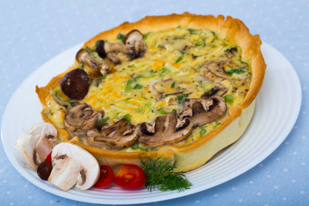istock Quiche tart with mushrooms 1015345446