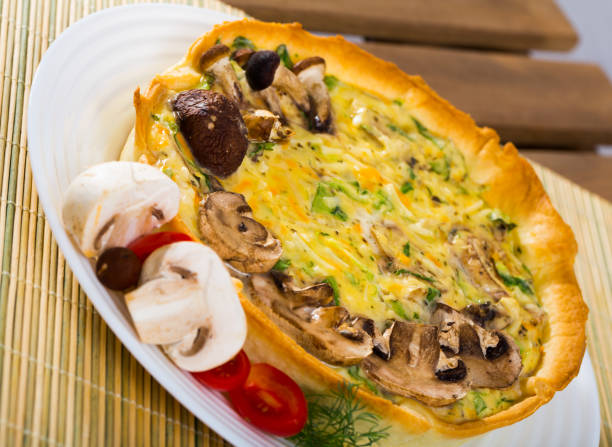 istock Quiche tart with mushrooms 1015345466