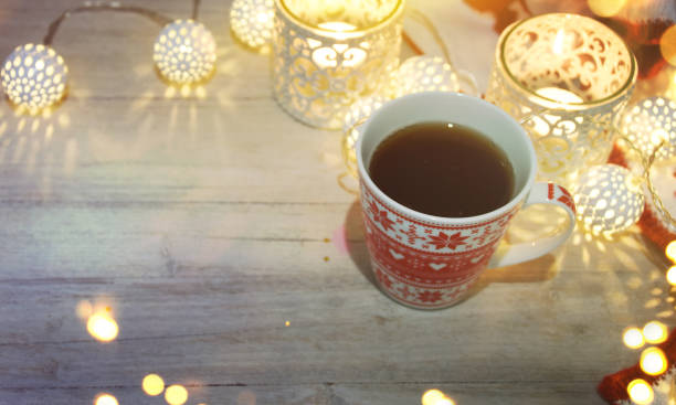 istock Christmas cozy decoration and lighting 1015362842