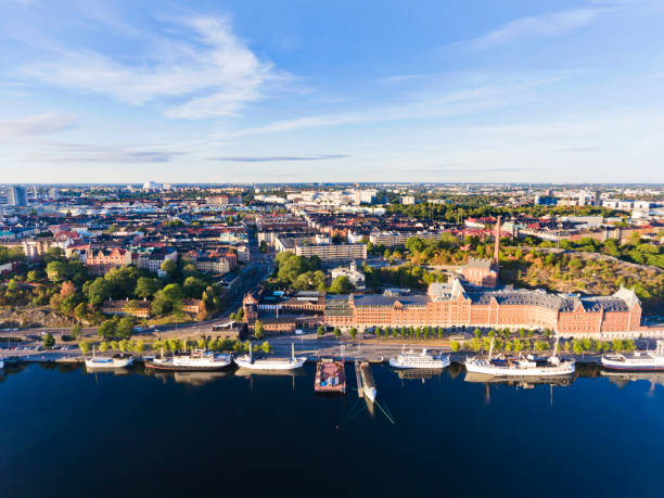 istock Aerial view over Stockholm 1015381572