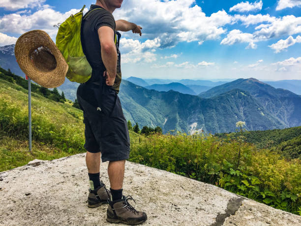 istock Young Man Enjoying Summer Hiking in the Mountains 1015387992