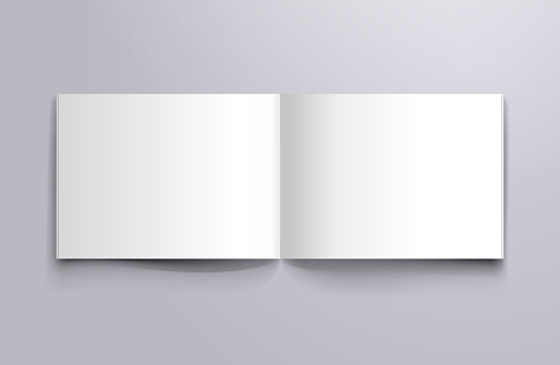 open page mockup
