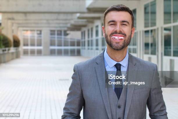 Happy Man With Horrible Teeth Stock Photo - Download Image Now - Businessman, Business, Smiling