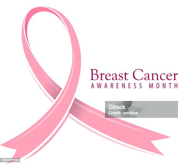 Breast Cancer Awareness Ribbon Stock Illustration - Download Image Now - Cancer - Illness, Breast, Breast Cancer Awareness